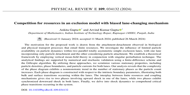 Far-from-equilibrium bidirectional transport system with constrained entrances competing for pool of limited resources.
